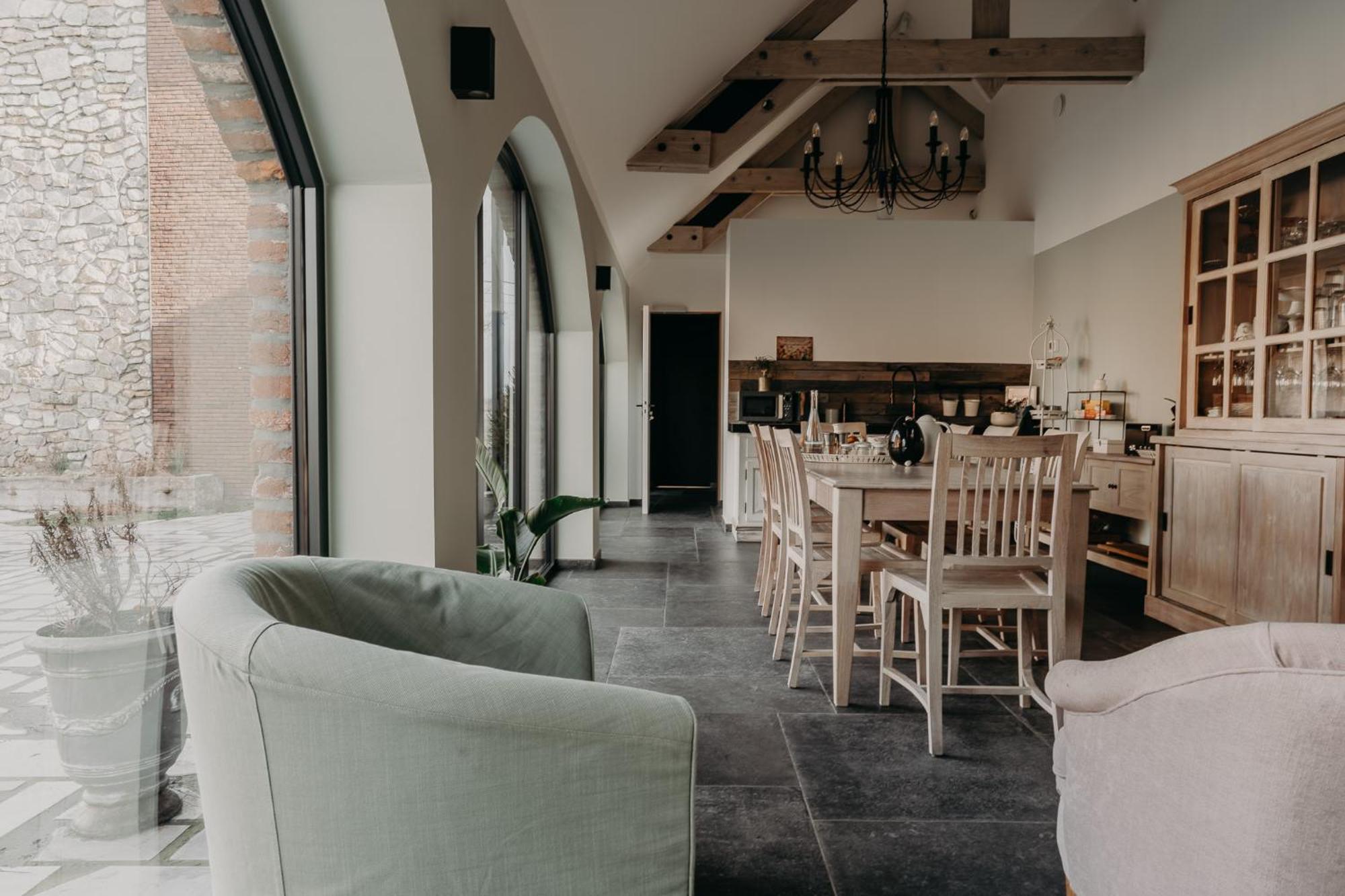Bed and Breakfast Les Arbres Sous Le Vent A 10 Min De Pairi Daiza Jurbise Exterior foto